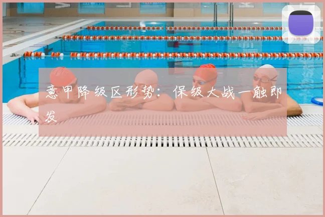 意甲降级区形势:保级大战一触即发