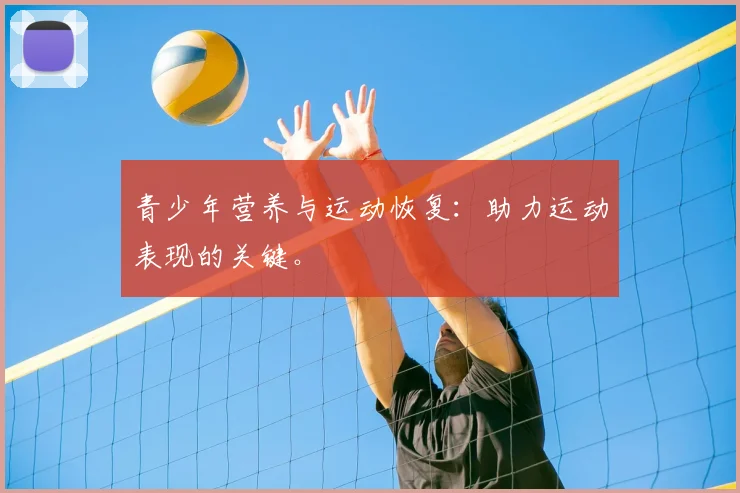 青少年营养与运动恢复:助力运动表现的关键。